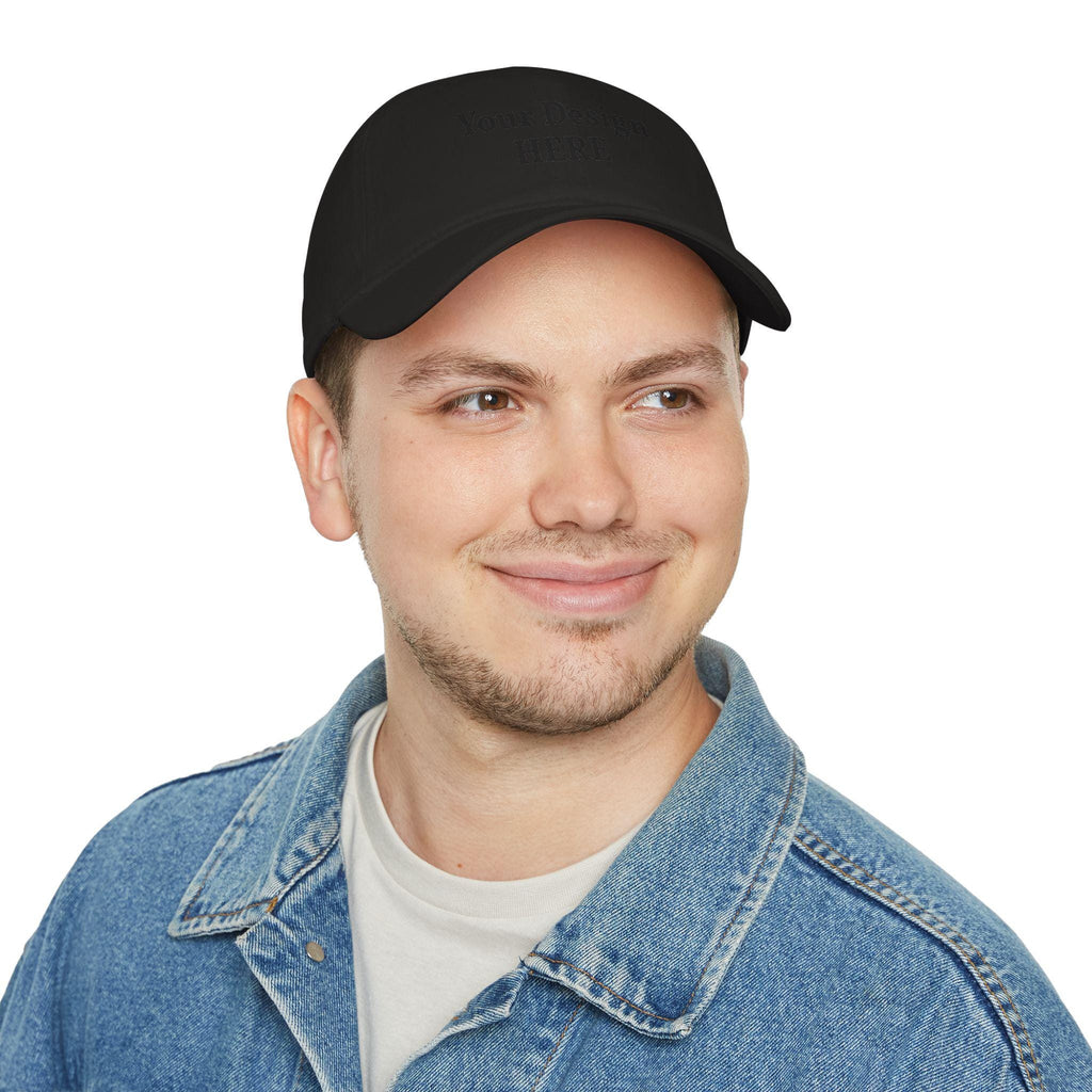 Custom Embroidered Logo Low Profile Cap | Personalized Baseball Cap