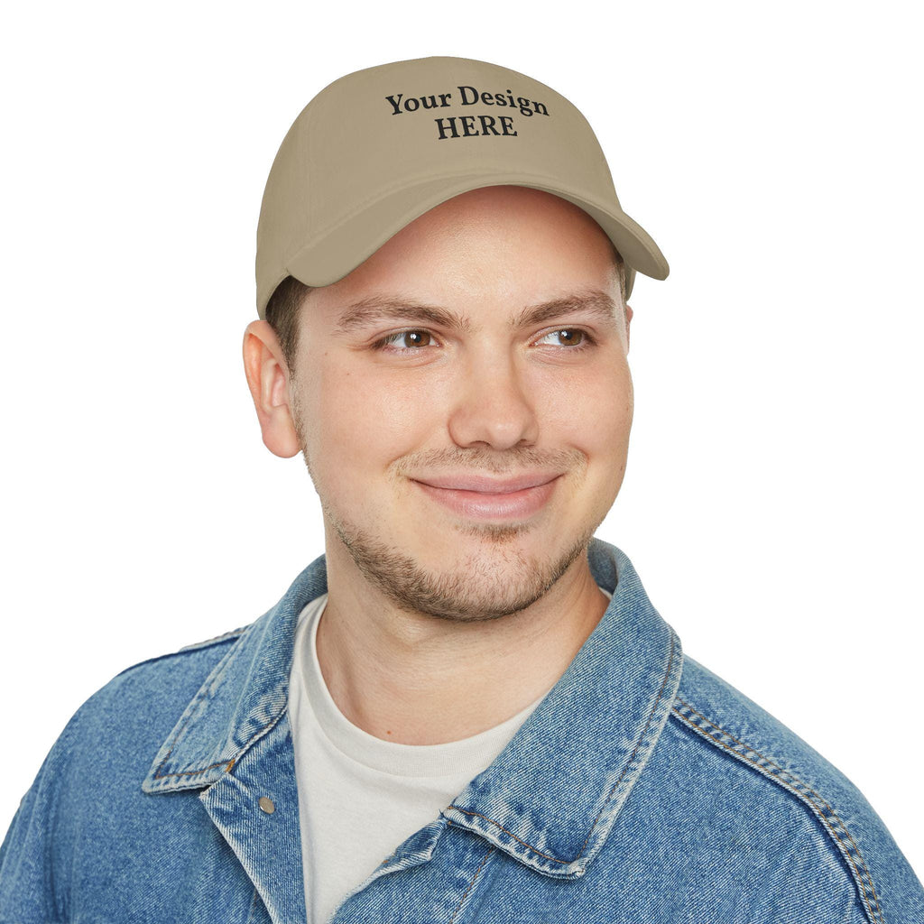 Custom Embroidered Logo Low Profile Cap | Personalized Baseball Cap