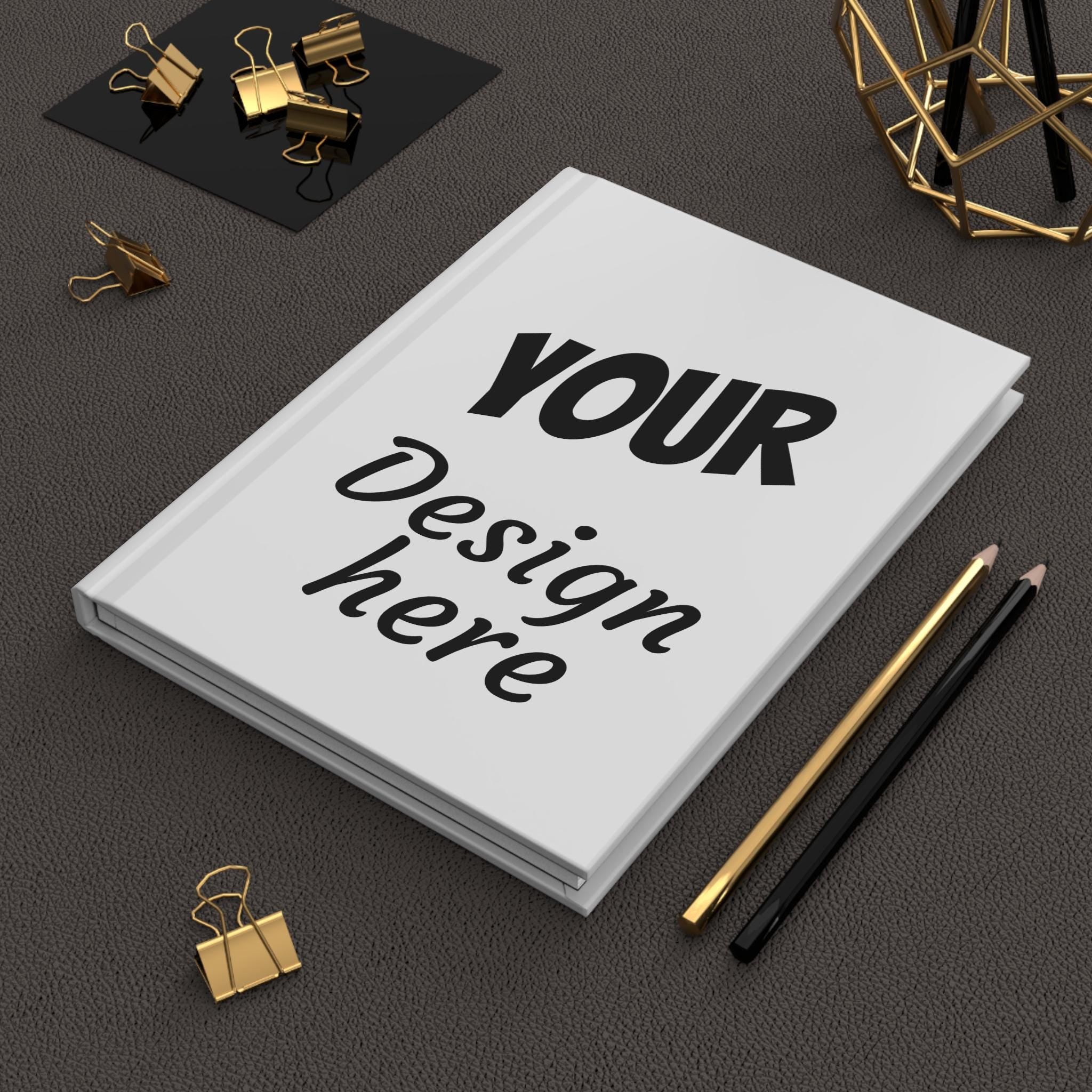 Custom Text Cover Journal Hardcover matte | Personalized Notebook