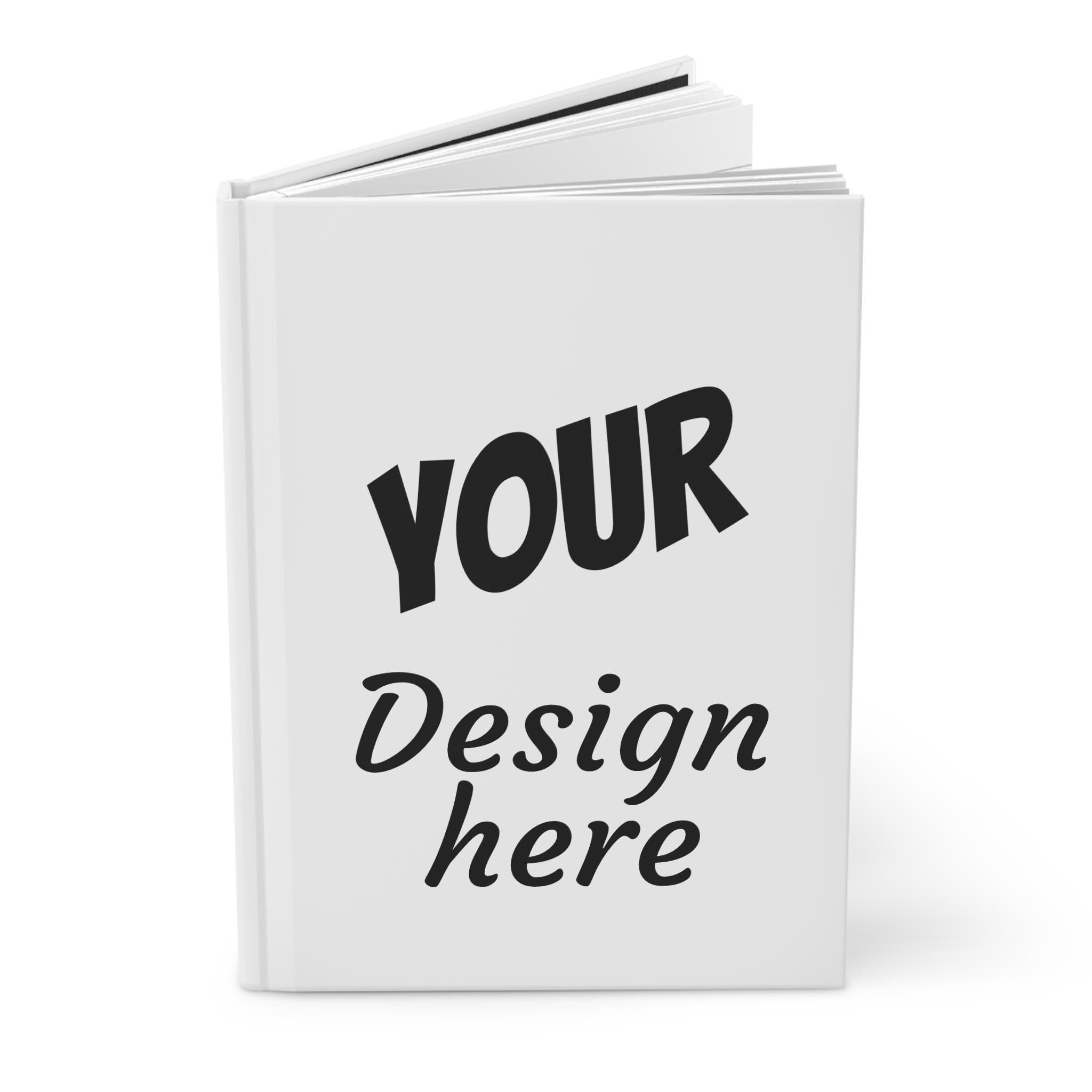 Custom Text Cover Journal Hardcover matte | Personalized Notebook