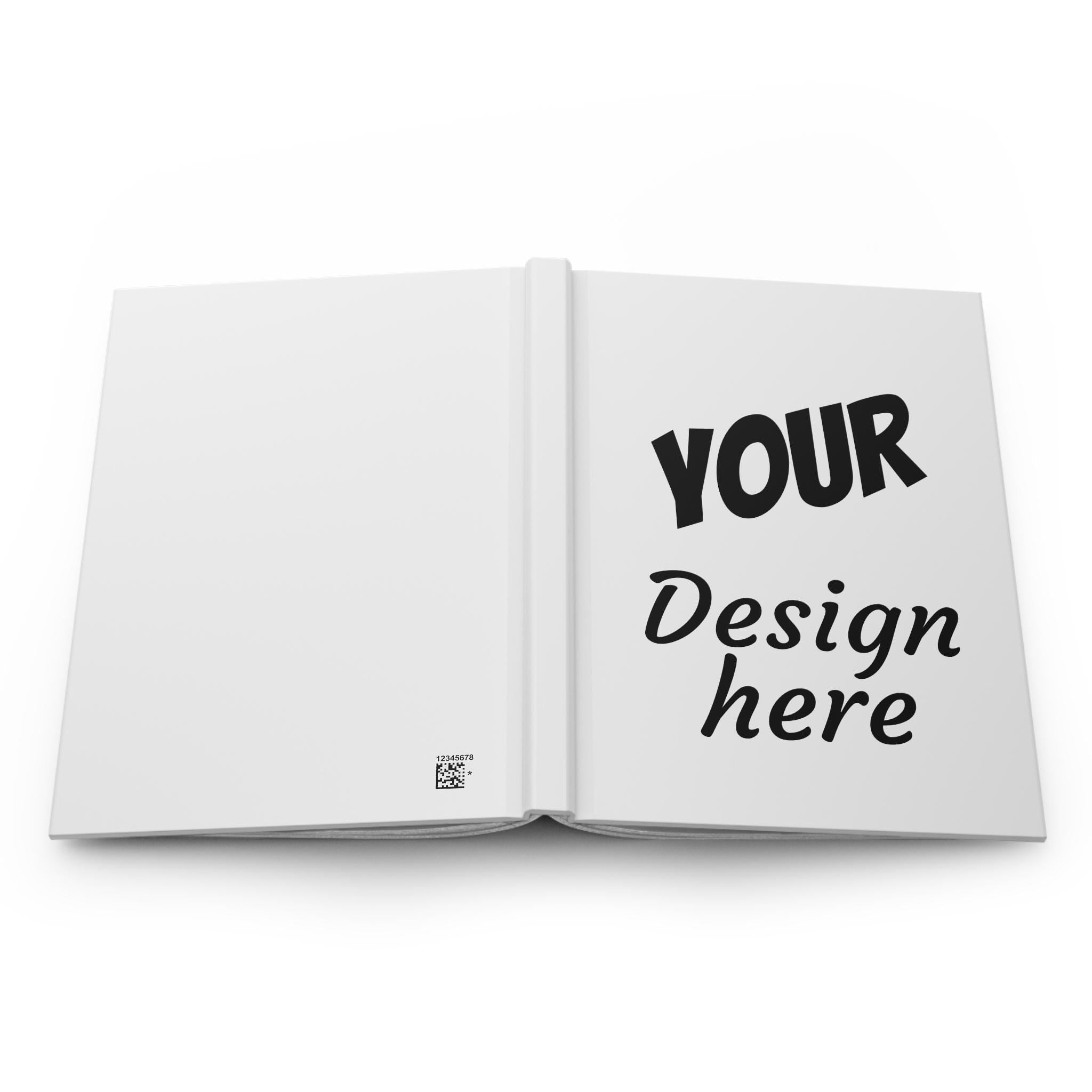 Custom Text Cover Journal Hardcover matte | Personalized Notebook