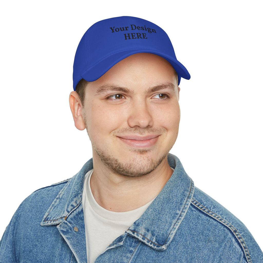 Custom Embroidered Logo Low Profile Cap | Personalized Baseball Cap