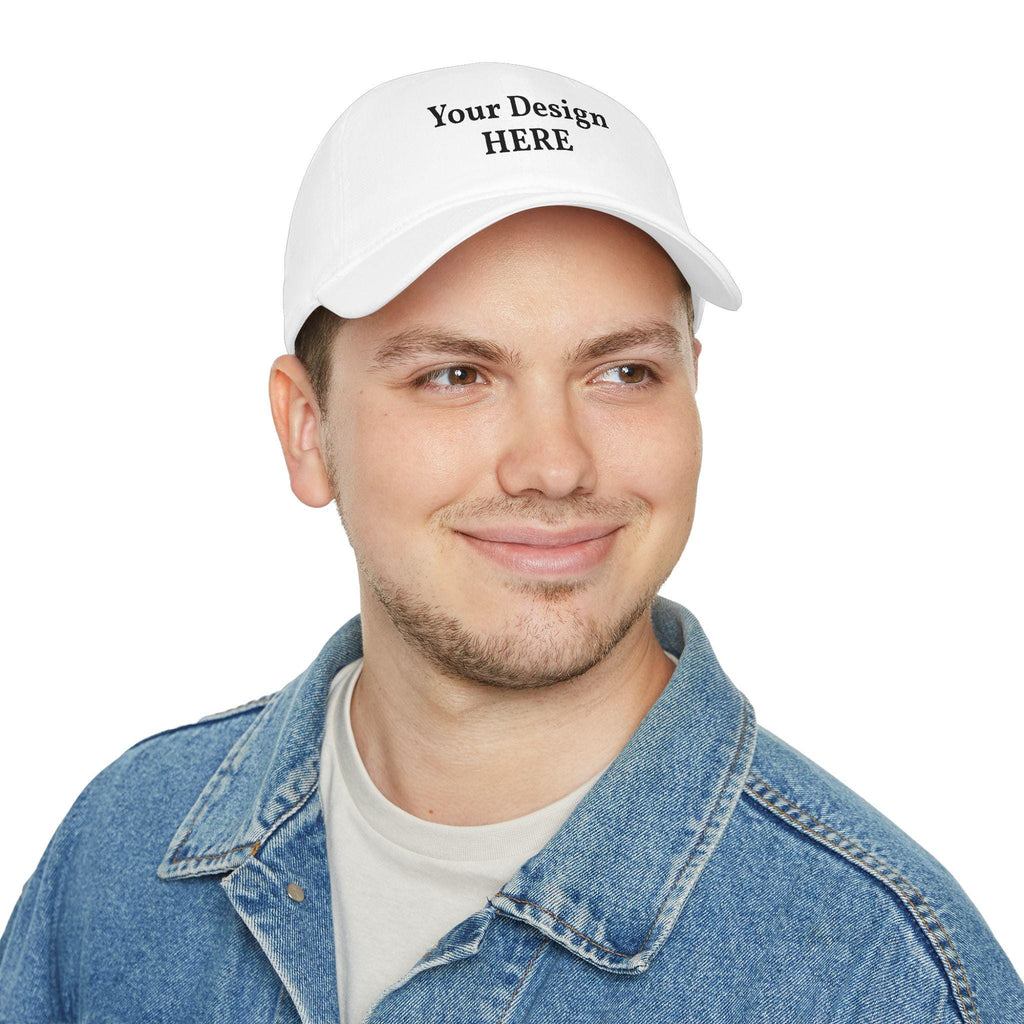 Custom Embroidered Logo Low Profile Cap | Personalized Baseball Cap
