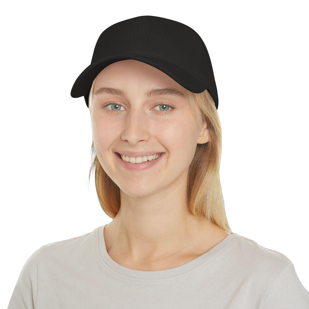 Custom Embroidered Logo Low Profile Cap | Personalized Baseball Cap