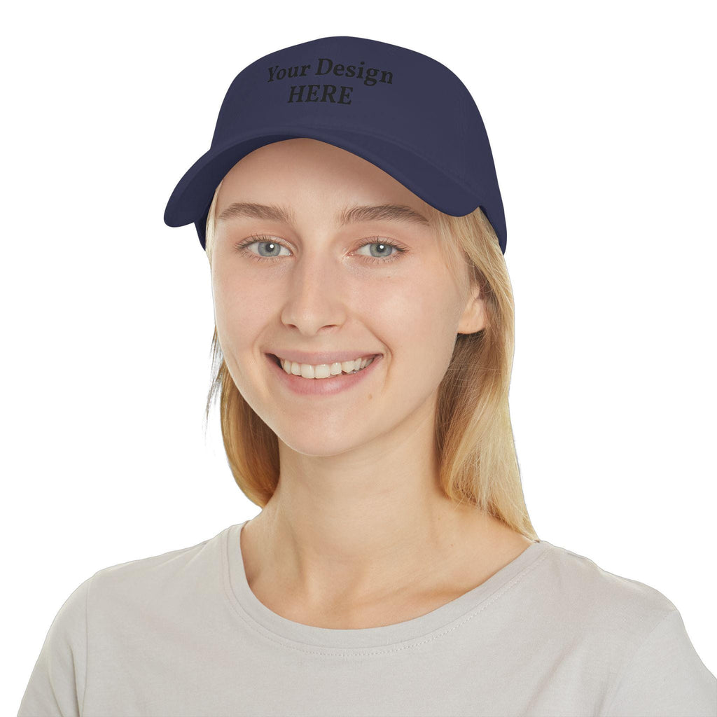 Custom Embroidered Logo Low Profile Cap | Personalized Baseball Cap