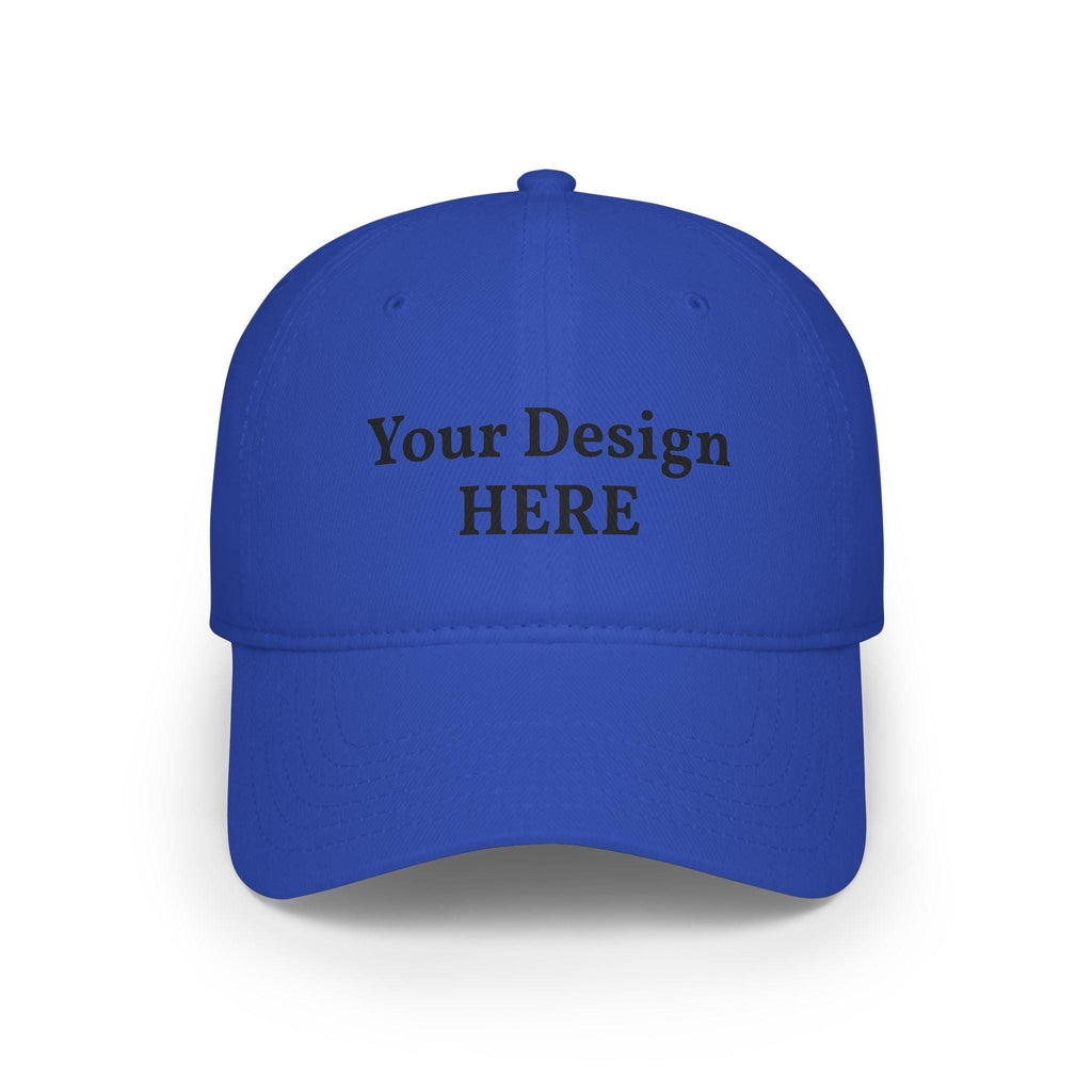 Custom Embroidered Logo Low Profile Cap | Personalized Baseball Cap