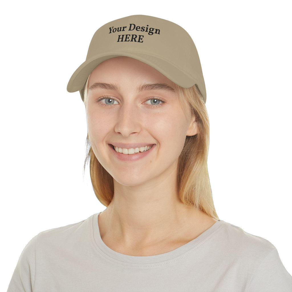 Custom Embroidered Logo Low Profile Cap | Personalized Baseball Cap
