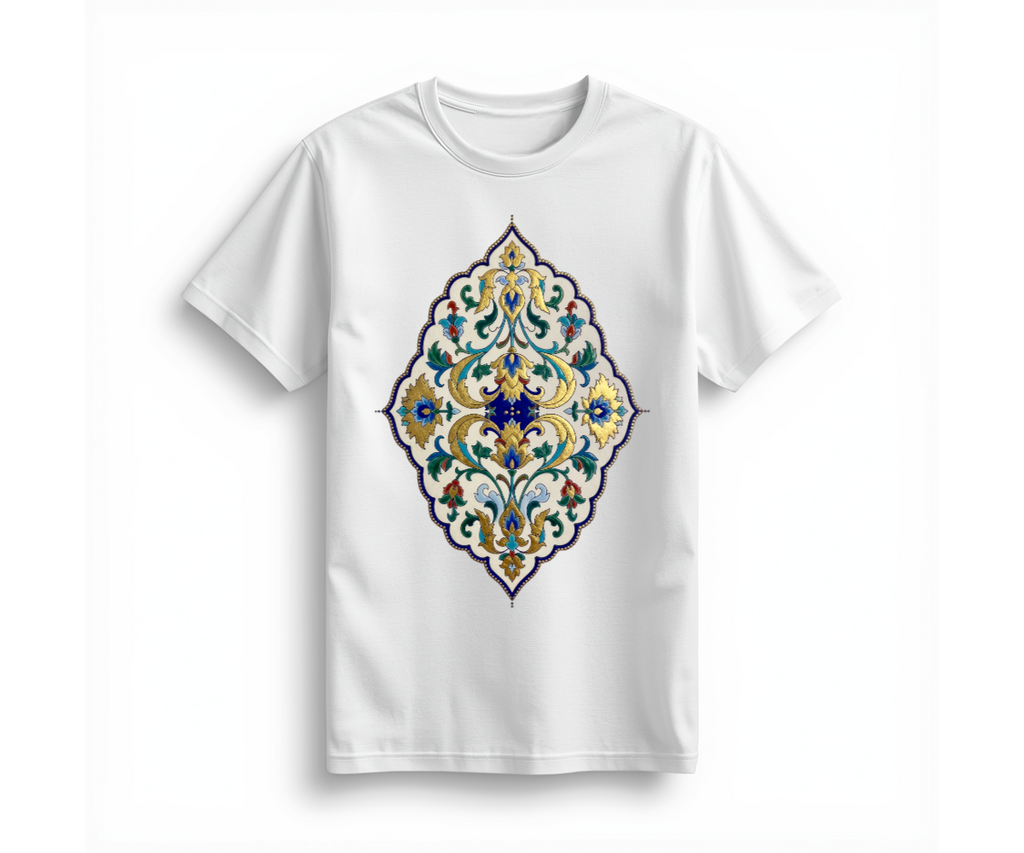 SIA Kadın Basic T Shirt  Çini Tasarım - Görünüm 2